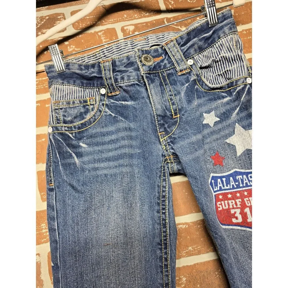 14 X‎ 26 Junior Y2k Skater Rock Jeans Stars And Stripes Northshore LTY Surfer